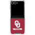 University of Oklahoma Sooners Galaxy Z Flip7 Clear Case