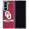 University of Oklahoma Sooners Galaxy Z Fold5 5G Clear Case