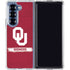University of Oklahoma Sooners Galaxy Z Fold7 Clear Case