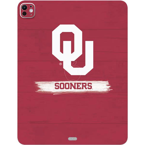 University of Oklahoma Sooners iPad Pro 13in M4 (2024) Skin