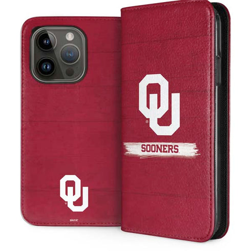 University of Oklahoma Sooners iPhone 15 Pro Folio Case