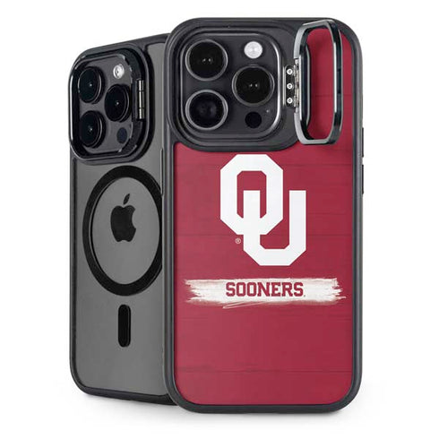 University of Oklahoma Sooners iPhone 15 Pro Kickstand Case