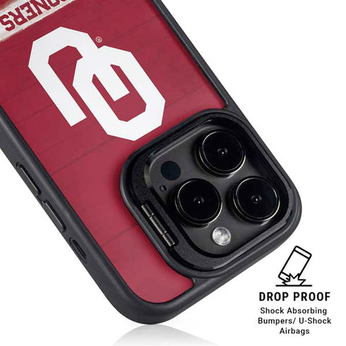 University of Oklahoma Sooners iPhone 15 Pro Max Kickstand Case