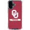 University of Oklahoma Sooners iPhone 16 Clear Case