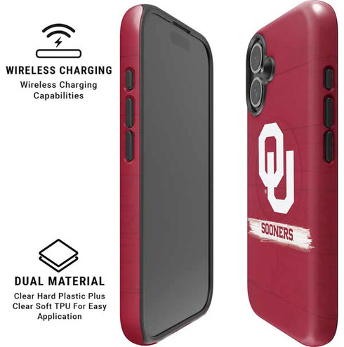 University of Oklahoma Sooners iPhone 16 Magsafe Impact Case