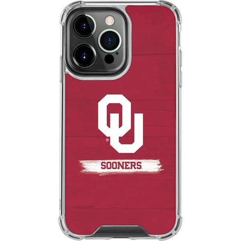 University of Oklahoma Sooners iPhone 16 Pro Clear Case