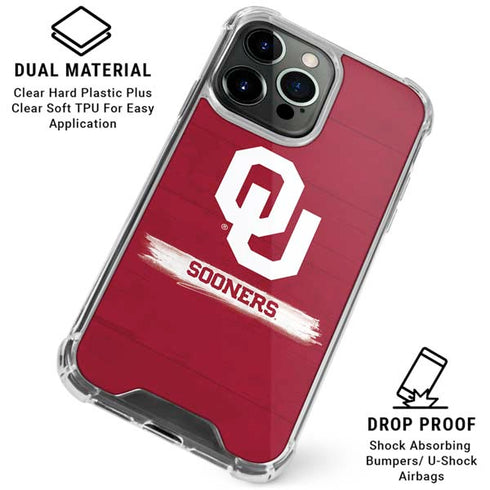 University of Oklahoma Sooners iPhone 16 Pro Clear Case