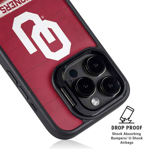 University of Oklahoma Sooners iPhone 16 Pro Max Kickstand Case