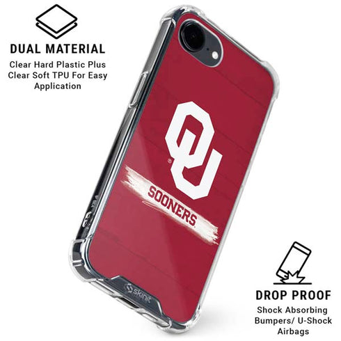 University of Oklahoma Sooners iPhone 16e Clear Case