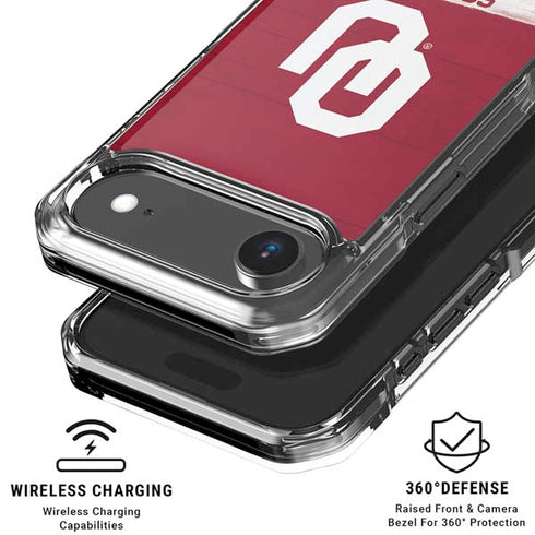 University of Oklahoma Sooners iPhone 17 Air Clear Case