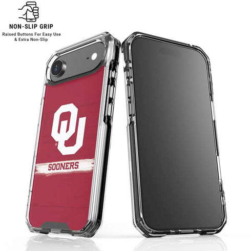 University of Oklahoma Sooners iPhone 17 Air Clear Case