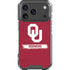 University of Oklahoma Sooners iPhone 17 Pro Clear Case