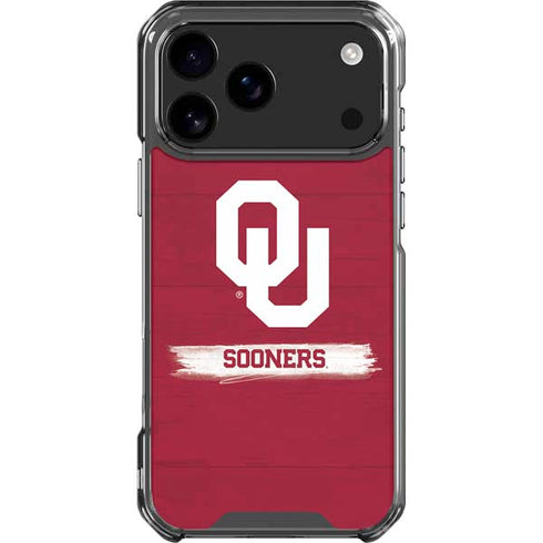 University of Oklahoma Sooners iPhone 17 Pro Max Clear Case
