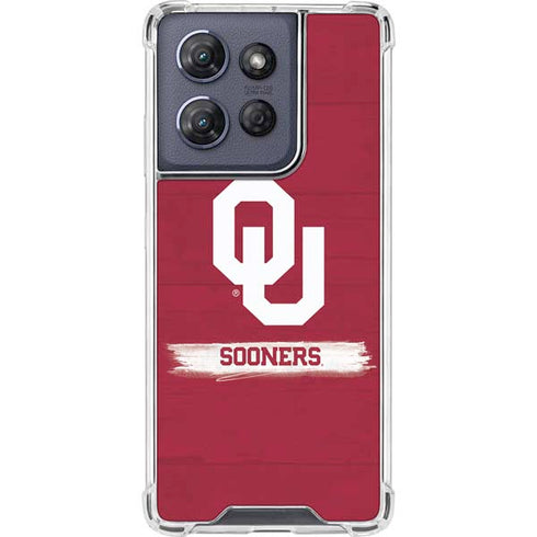University of Oklahoma Sooners Moto G 5G (2025) Clear Case