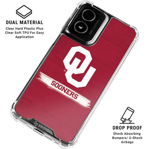 University of Oklahoma Sooners Moto G Power 5G (2024) Clear Case