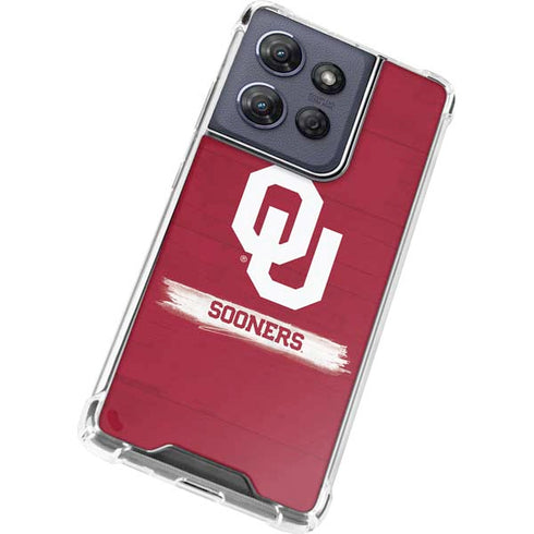 University of Oklahoma Sooners Moto G Stylus 5G (2025) Clear Case