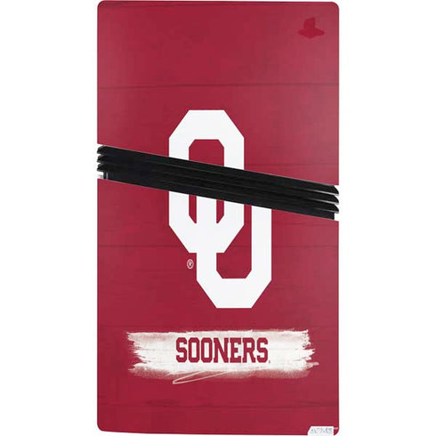 University of Oklahoma Sooners PS5 Pro Console Skin
