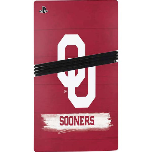 University of Oklahoma Sooners PS5 Pro Disk Bundle Skin
