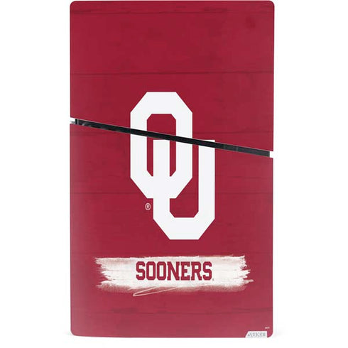 University of Oklahoma Sooners PS5 Slim Digital Edition Console Skin
