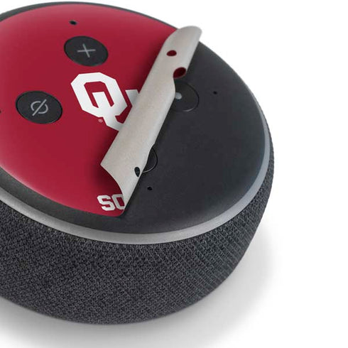 University of Oklahoma Sooners Red Amazon Echo Dot Skin