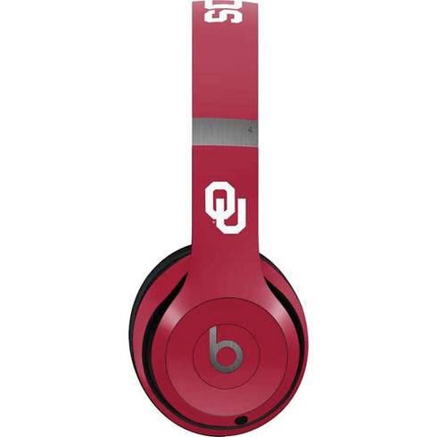 University of Oklahoma Sooners Red Beats Solo 4 Wireless Headphones Skin
