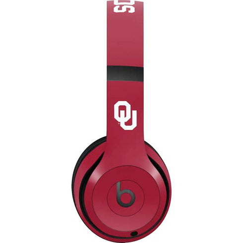 University of Oklahoma Sooners Red Beats Studio Pro Wireless Headphones Skin