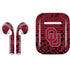 University of Oklahoma Sooners Red Digi Apple AirPods Skin