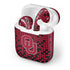 University of Oklahoma Sooners Red Digi Apple AirPods Skin