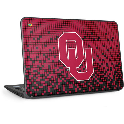 University of Oklahoma Sooners Red Digi HP Chromebook Skin