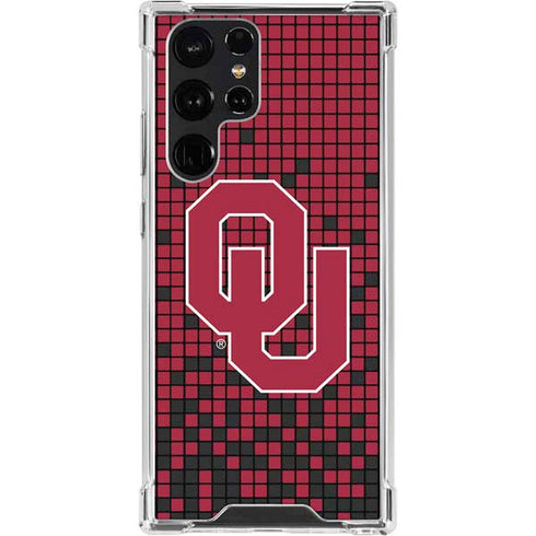 University of Oklahoma Sooners Red Digi Galaxy S23 Ultra Clear Case