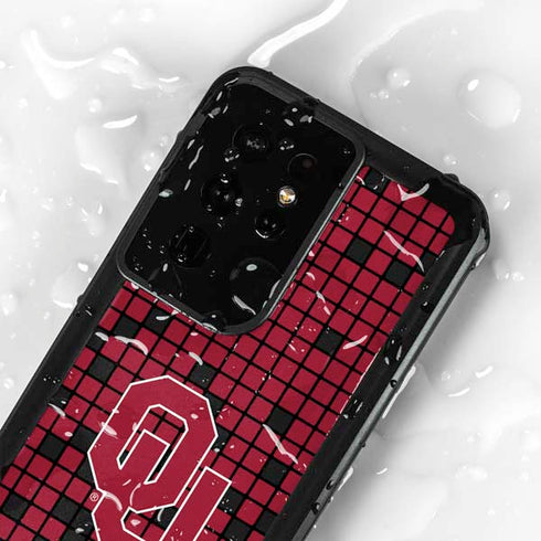 University of Oklahoma Sooners Red Digi Galaxy S24 Ultra Waterproof Case