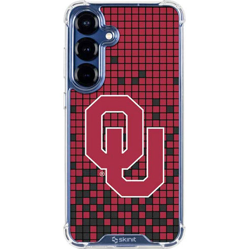 University of Oklahoma Sooners Red Digi Galaxy S25 Clear Case