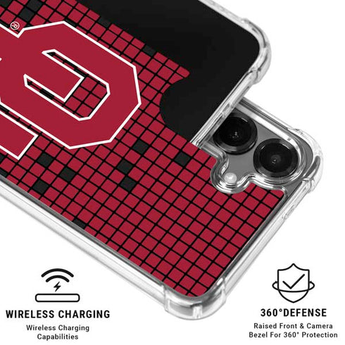 University of Oklahoma Sooners Red Digi Galaxy S26 Clear Case