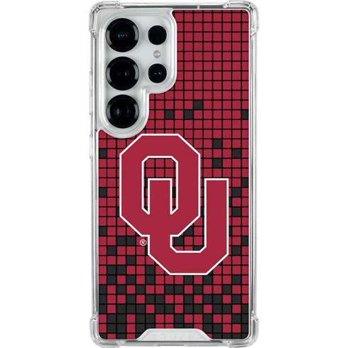 University of Oklahoma Sooners Red Digi Galaxy S26 Ultra Clear Case
