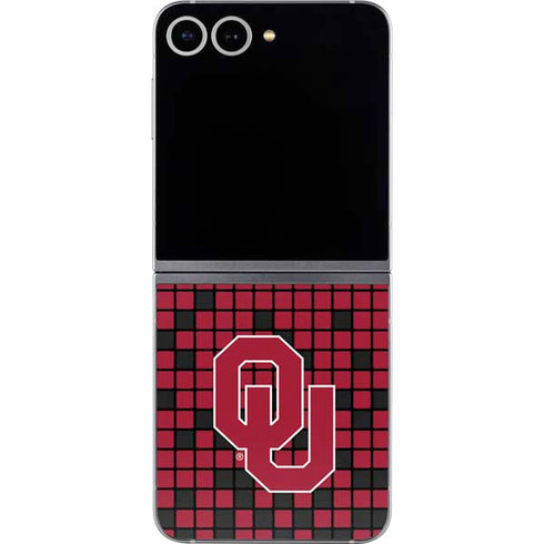 University of Oklahoma Sooners Red Digi Galaxy Z Flip6 Skin