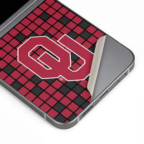 University of Oklahoma Sooners Red Digi Galaxy Z Flip6 Skin