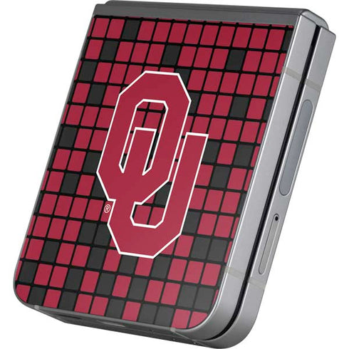 University of Oklahoma Sooners Red Digi Galaxy Z Flip6 Skin