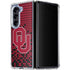 University of Oklahoma Sooners Red Digi Galaxy Z Fold5 5G Clear Case