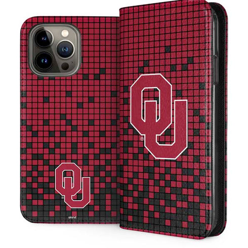 University of Oklahoma Sooners Red Digi iPhone 13 Pro Max Folio Case