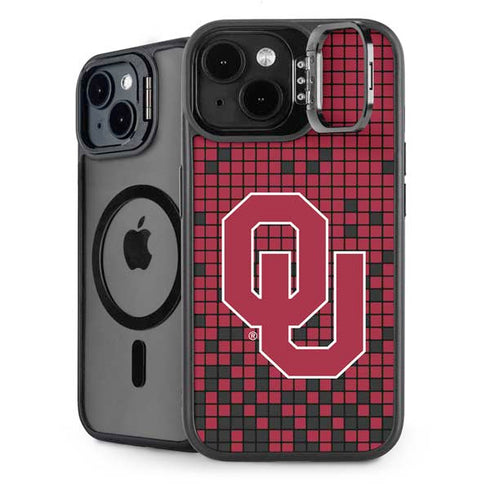 University of Oklahoma Sooners Red Digi iPhone 14 Plus Kickstand Case