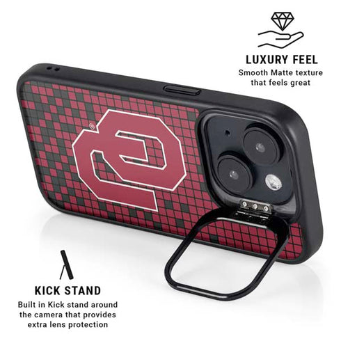University of Oklahoma Sooners Red Digi iPhone 14 Plus Kickstand Case