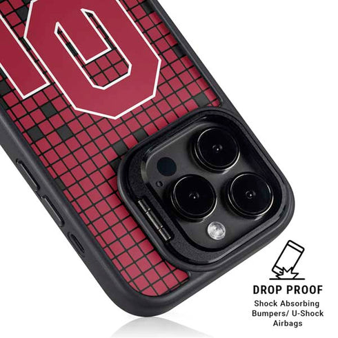 University of Oklahoma Sooners Red Digi iPhone 14 Pro Max Kickstand Case