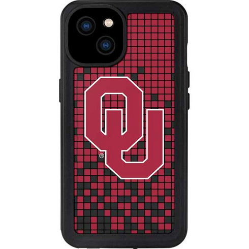 University of Oklahoma Sooners Red Digi iPhone 15 Plus Waterproof Case