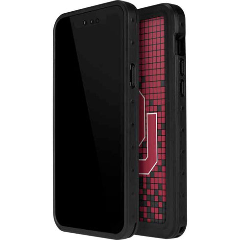 University of Oklahoma Sooners Red Digi iPhone 15 Plus Waterproof Case