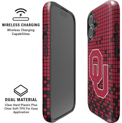 University of Oklahoma Sooners Red Digi iPhone 16 Magsafe Impact Case