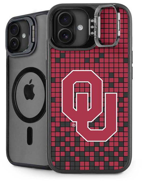 University of Oklahoma Sooners Red Digi iPhone 16 Plus Kickstand Case