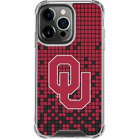 University of Oklahoma Sooners Red Digi iPhone 16 Pro Max Clear Case