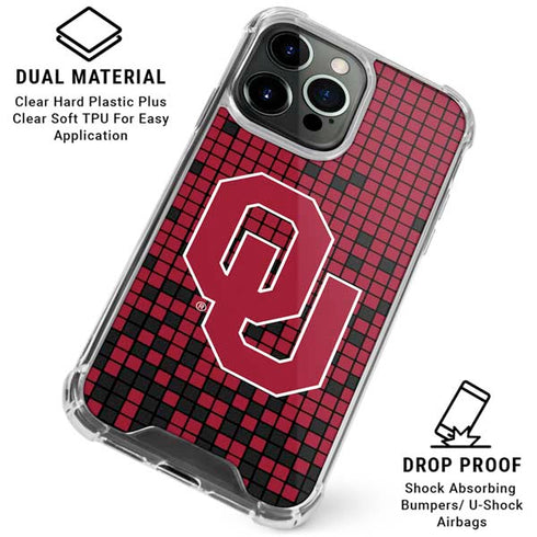 University of Oklahoma Sooners Red Digi iPhone 16 Pro Max Clear Case