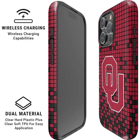 University of Oklahoma Sooners Red Digi iPhone 16 Pro Max Magsafe Impact Case