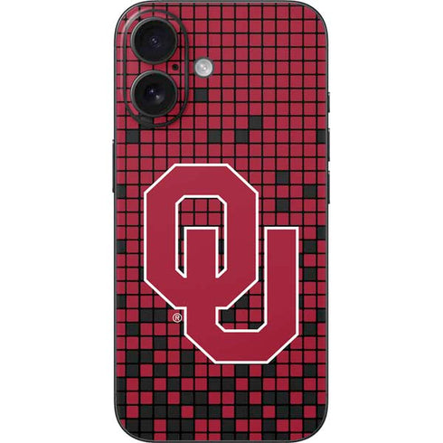 University of Oklahoma Sooners Red Digi iPhone 16 Skin
